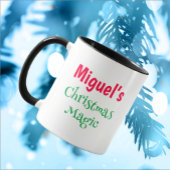 Kleine Maus Santa Elf individuell einstellbar Tasse