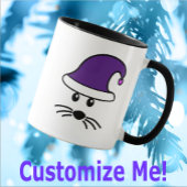 Kleine Maus Santa Elf individuell einstellbar Tasse