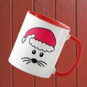 Kleine Maus Santa Tasse