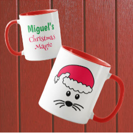 Kleine Maus Santa Tasse