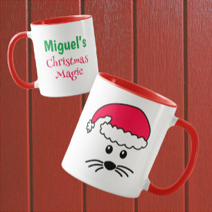 Kleine Maus Santa Tasse