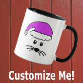 Kleine Maus Santa Tasse
