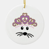 Kleine Maus Weihnachten individuell einstellbar Keramik Ornament (Vorne)