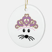 Kleine Maus Weihnachten individuell einstellbar Keramik Ornament (Links)