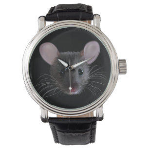 Kleine Mäuseuhr Armbanduhr