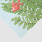 Kleine Meeresalgen Farbiger Ozean Entdeckungsreise Seidenpapier (Detail)