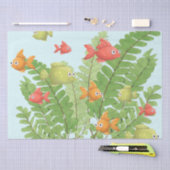 Kleine Meeresalgen Farbiger Ozean Entdeckungsreise Seidenpapier (Handwerk)