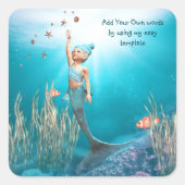 kleine Meerjungfrau 1 Aufkleber (Vorderseite)