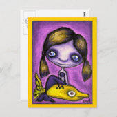 Kleine Meerjungfrau auf einem Haitaxi Postkarte (Vorne/Hinten)