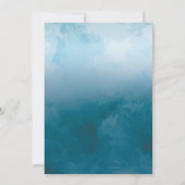 Kleine Meerjungfrau-Babyparty-Einladung Einladung (Rückseite)