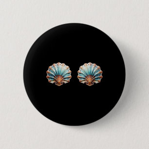 Kleine Meerjungfrau Mardi Gras Karneval Mardi Button