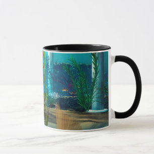 Kleine Meerjungfrau mit Anemonenblume Tasse