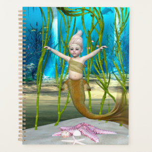 Kleine Meerjungfrau Niedliche Fantasy Mädchen, Bla Planer