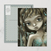 Kleine Meerjungfrau Postkarte (Vorne/Hinten)