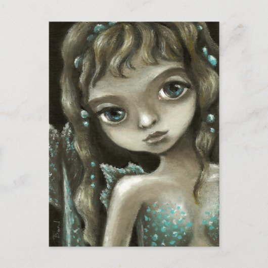 Kleine Meerjungfrau Postkarte (Vorderseite)