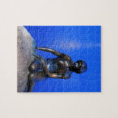 Kleine Meerjungfraustatue, Kopenhagen, Dänemark Puzzle (Horizontal)