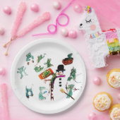 KLEINE MEINE SPIELE IM SCHNEE PAPPTELLER (Party)