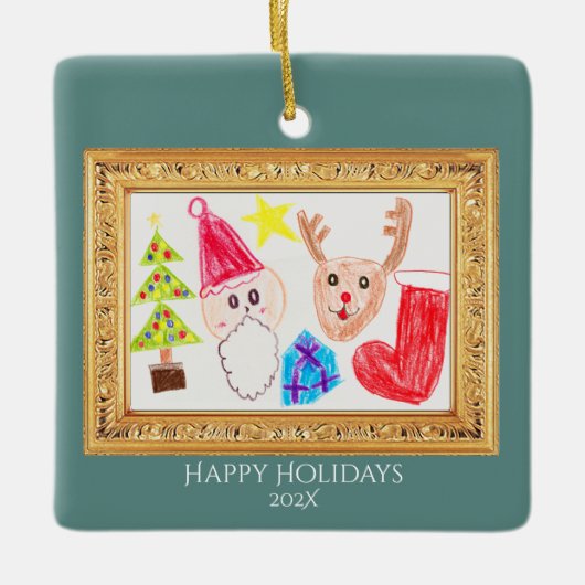 Kleine Meisterstück Keramikornament (Vorderseite)