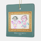 Kleine Meisterstück Keramikornament (Links)