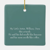 Kleine Meisterstück Keramikornament (Rückseite)