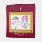 Kleine Meisterstück Keramikornament (Links)