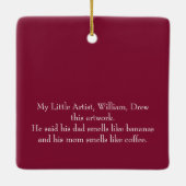 Kleine Meisterstück Keramikornament (Rückseite)