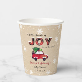 Kleine Menge Freude | Weihnachtsdusche Pappbecher