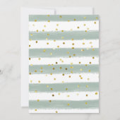 Kleine Menge Joy Baby Dusche Einladung (Rückseite)