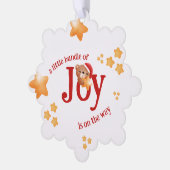 Kleine Menge Joy Bear Ornament Karte (Linke Ecke)