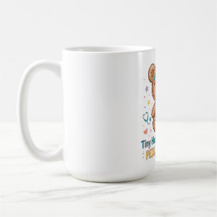 Kleine Menschen, große Herzen Pediatric-Schwester- Kaffeetasse