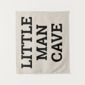 Kleine Menschenhöhle Tan Boy Room Kinderzimmer Wal Wandteppich (Vorderseite)