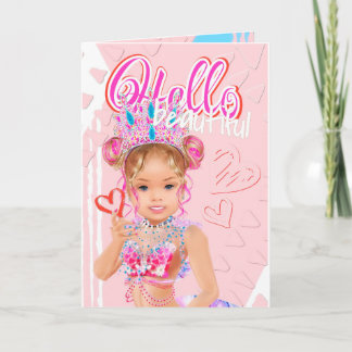 Kleine Mermaid-Grußkarte Karte