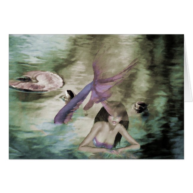 Kleine Mermaid-Karte (Vorderseite (Horizontal))