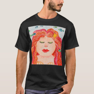 KLEINE MERMAID niedliche Aquarellbildermariti T-Shirt