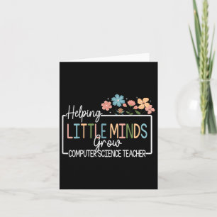 Kleine Minds helfen, Blume in der Grundschule zu w Karte