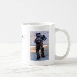 Kleine Miniaturschnauzer-Welpen-Kaffee-Tasse Kaffeetasse