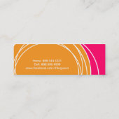 Kleine MiniTelefonkarte Telefonnummerkarte (Rückseite)