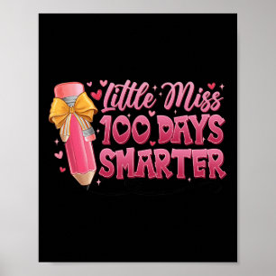Kleine Miss 100 Tage Smarter Stift 100. Tag Scho Poster