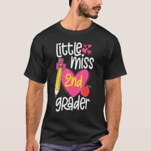 Kleine Miss 2. Klasse zurück zur Schule 2. Klasse  T-Shirt