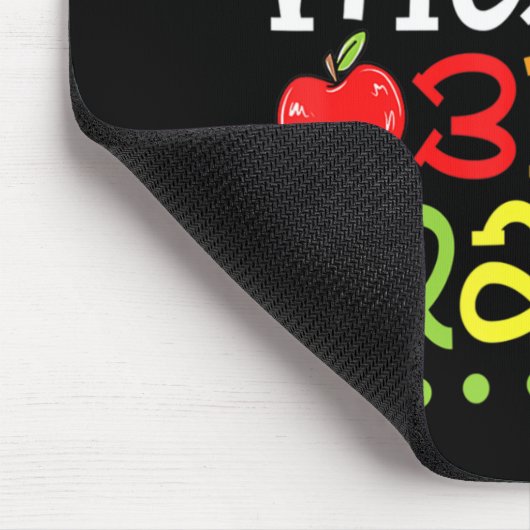 Kleine Miss 3. Klasse zurück zu Schulmädchen Dritt Mousepad (Ecke)