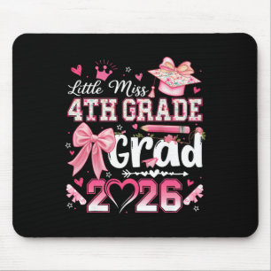 Kleine Miss 4. Klasse Absolventin 2026 Mädchen Kin Mousepad