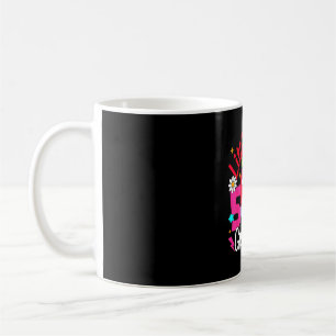 Kleine Miss 5. Klässlerin zurück zur Schule Mädche Kaffeetasse