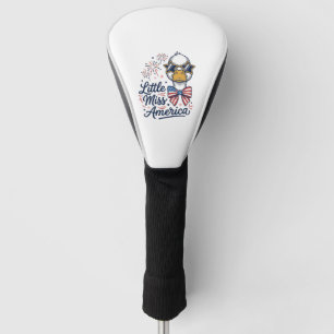 Kleine Miss America Patriotische Ente Vintage-Shir Golf Headcover