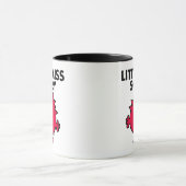 Kleine Miss Beängstigend | Schwarze Schrift Tasse (Zentrum)