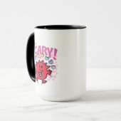 Kleine Miss Beängstigend | Valentine Tasse (Vorderseite Links)