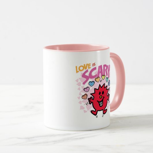 Kleine Miss Beängstigend | Valentine Tasse (VorderseiteRechts)