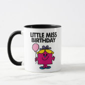 Kleine Miss Birthday mit rosa Ballon Tasse (Links)