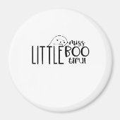 Kleine Miss Bootiful Retro Classic Magnet (Vorne)