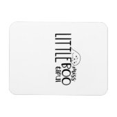 Kleine Miss Bootiful Retro Classic Magnet (Horizontal)