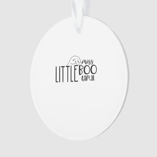 Kleine Miss Bootiful Retro Classic Ornament (Vorderseite)